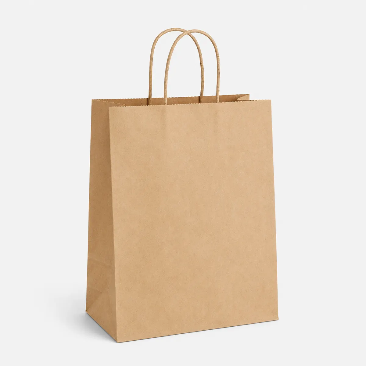 Kraft Square Bottom Carry Bag with Handle | Various Sizes | 100 GSM