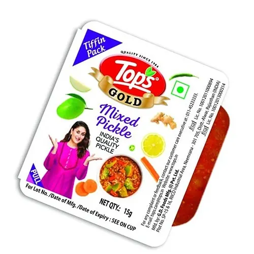 TOPS Mixed Pickle 15 gm Blister (Pack of 100) 2