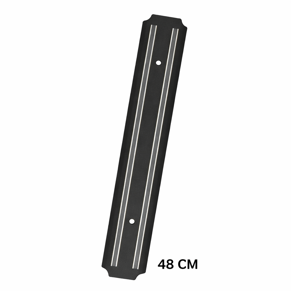 Magnetic Knife Bar 48 cm - Black