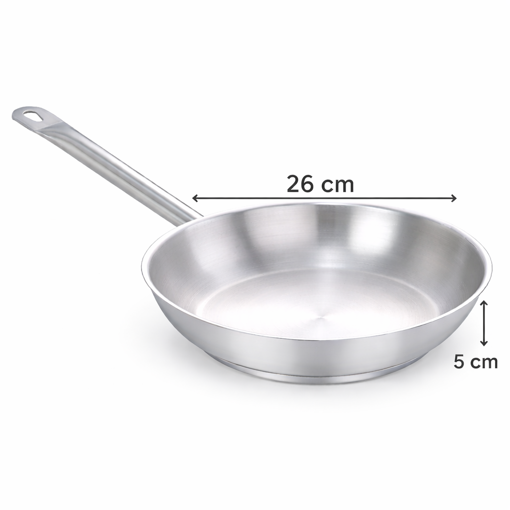 Pradeep Stainless Steel Frying Pan 26 cm