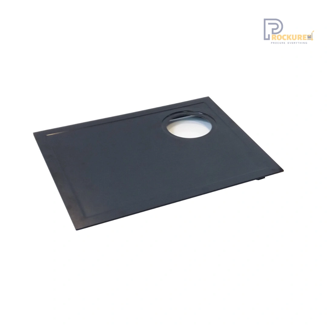 JVD Zen Line II Main Tray – Black Melamine with Anti-Theft Bracket, Food Grade