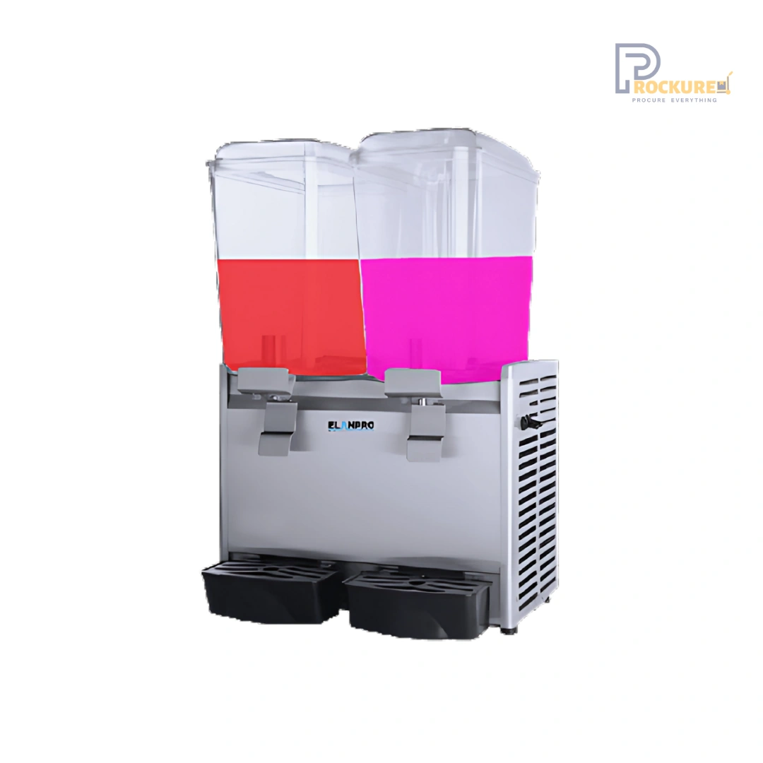 Elanpro JDLJH 8x2 Juice Dispenser – 2 Tank, 8L Each, 230W, Intelligent Cooling System