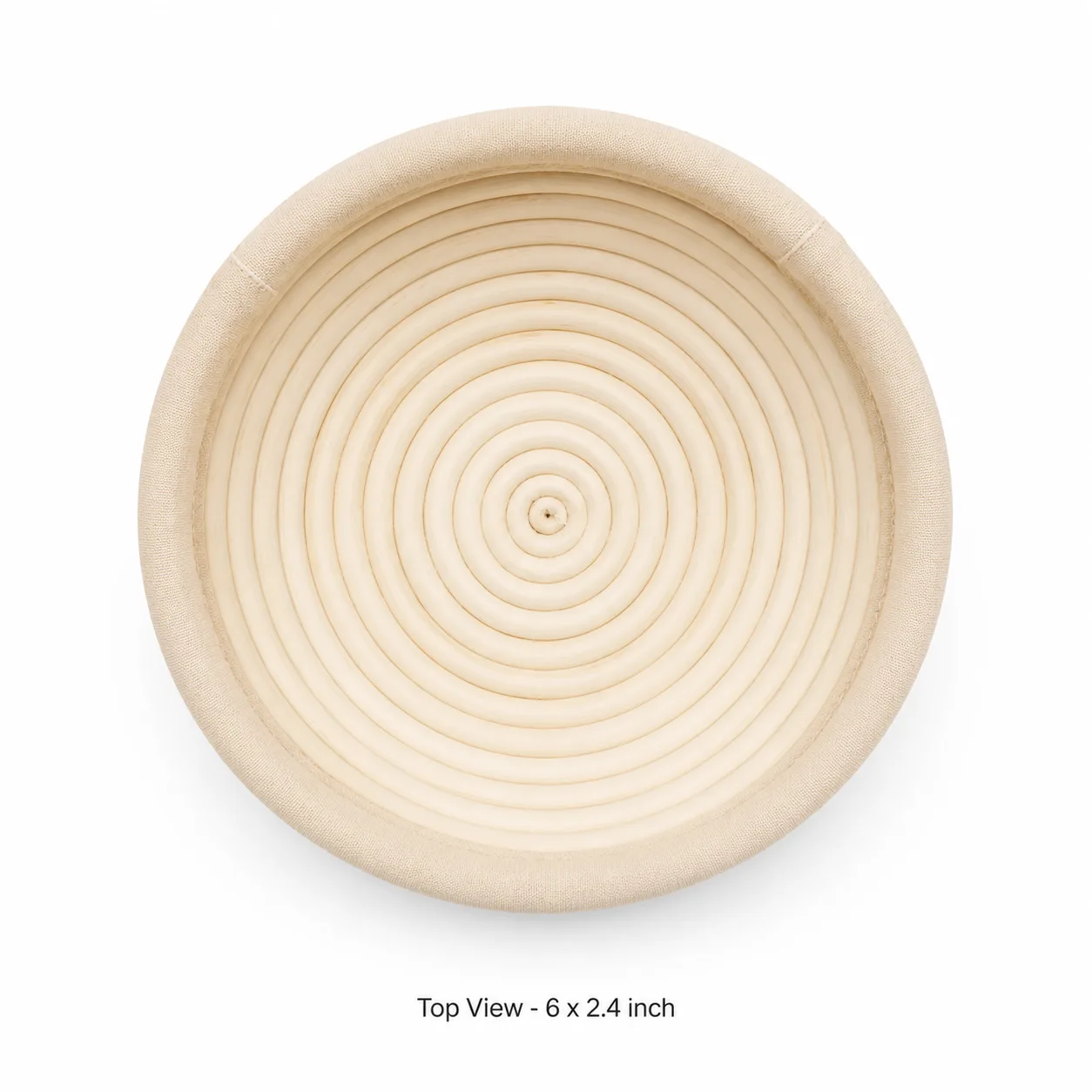 Banetton Proofing basket Boule 6 x 2.4 inch BPBB-624 2