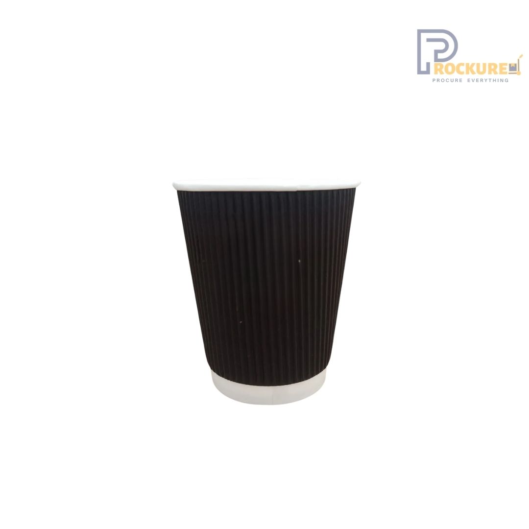 Ripple Black Cup 250 ml (8 / 9 Oz)