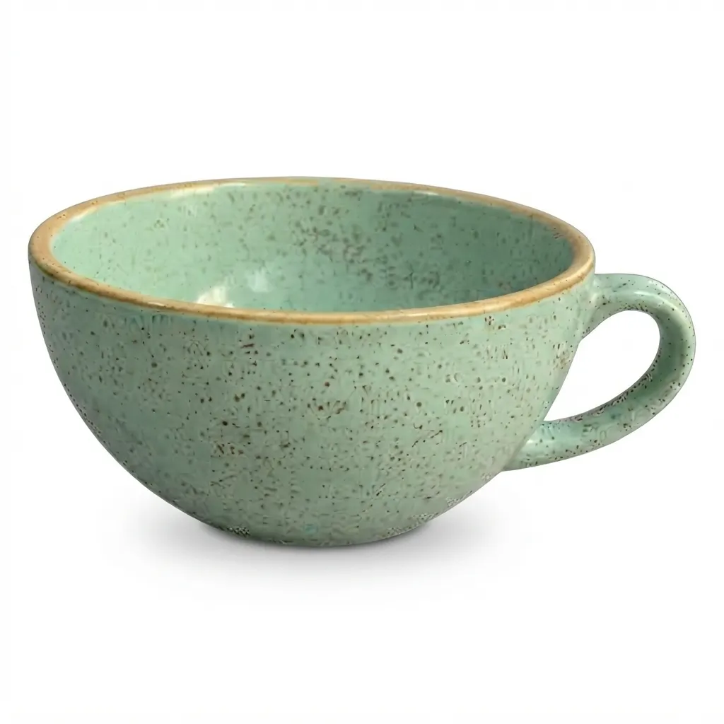 Meraami Aura Mint Ceramic Cappuccino Cup 10 cm