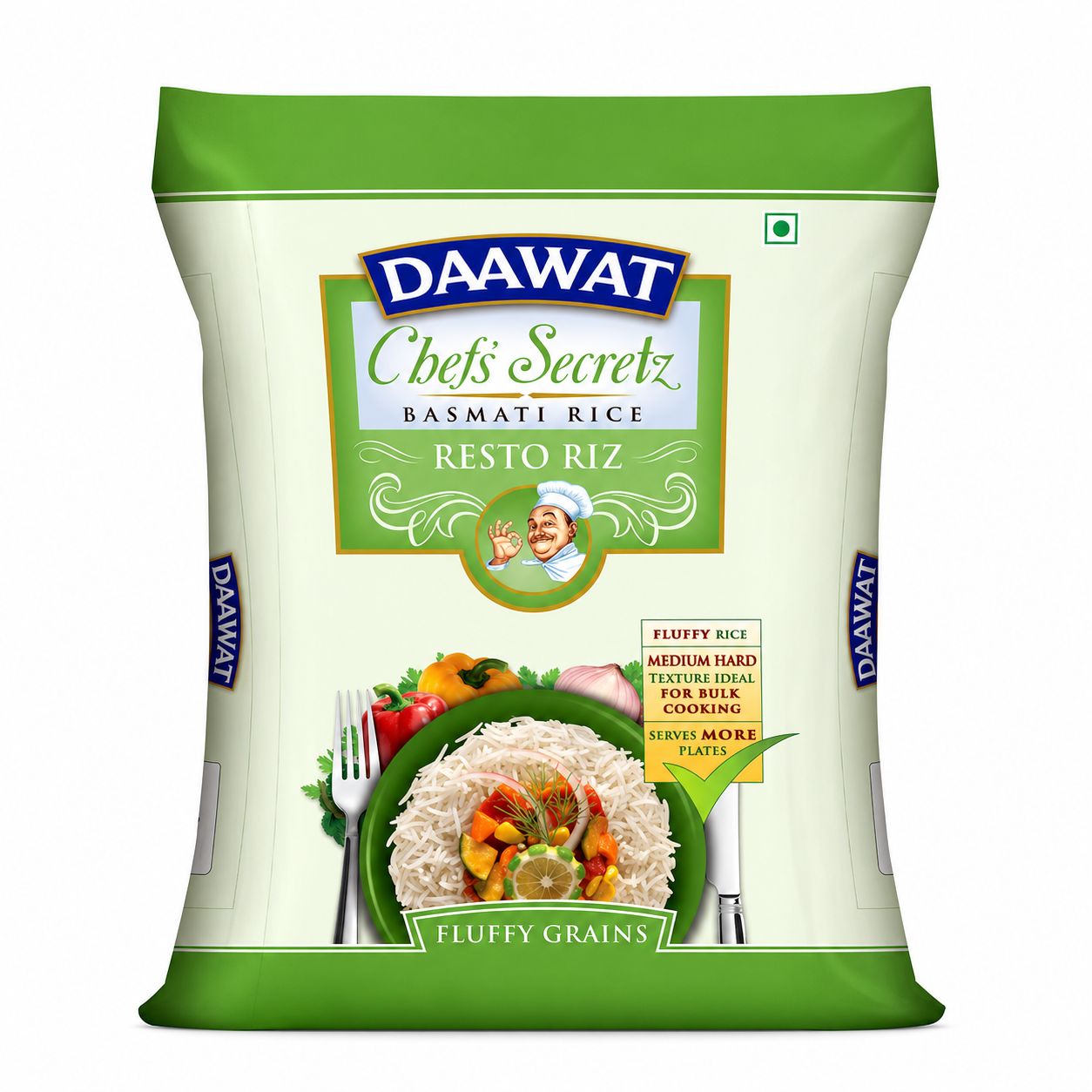 Daawat Chef Secretz Basmati Rice Resto Riz 5KG