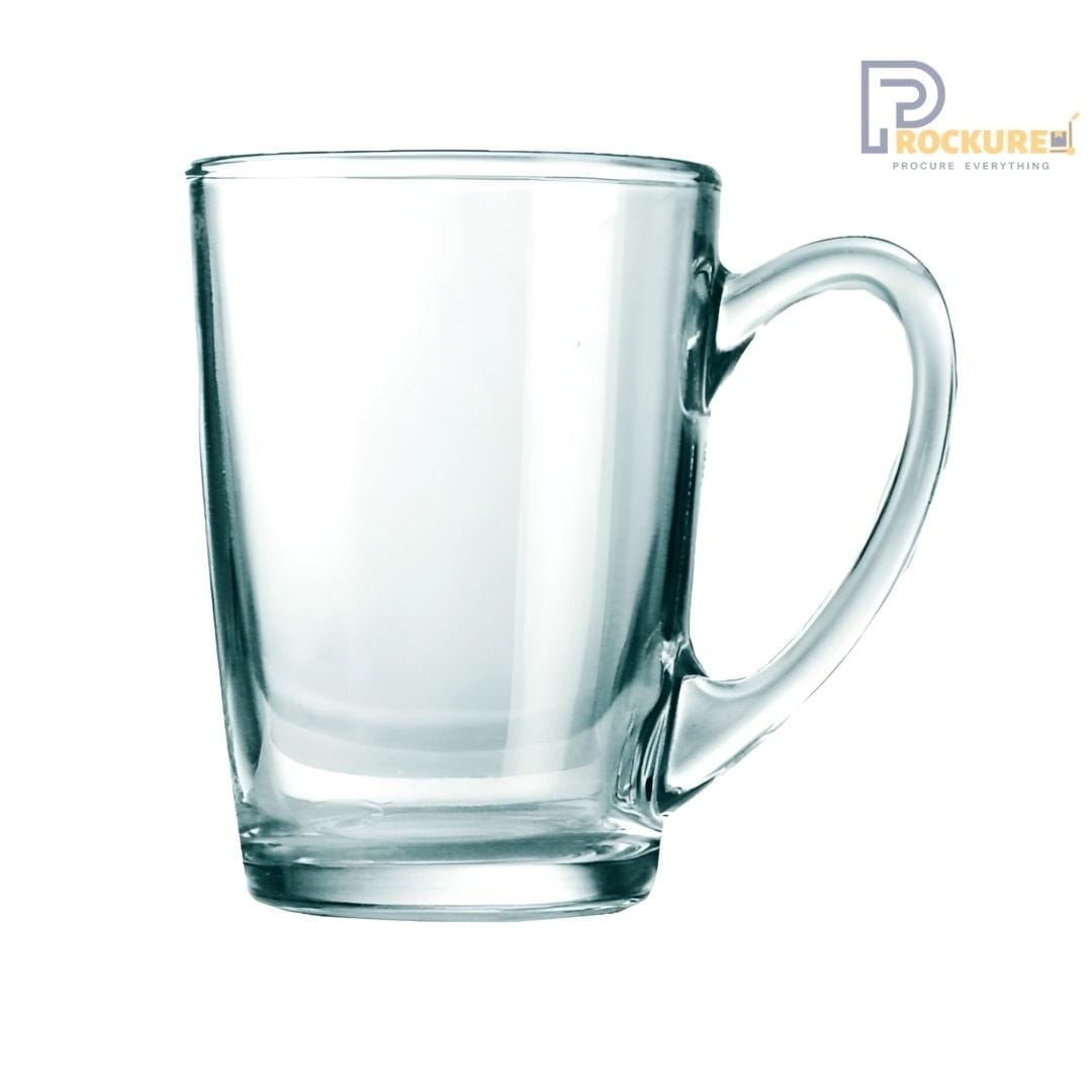Arcoroc New Morning Mug 32 cl Tempered Glass - Perfect for Hotels & Restaurants (Carton of 48 pc)