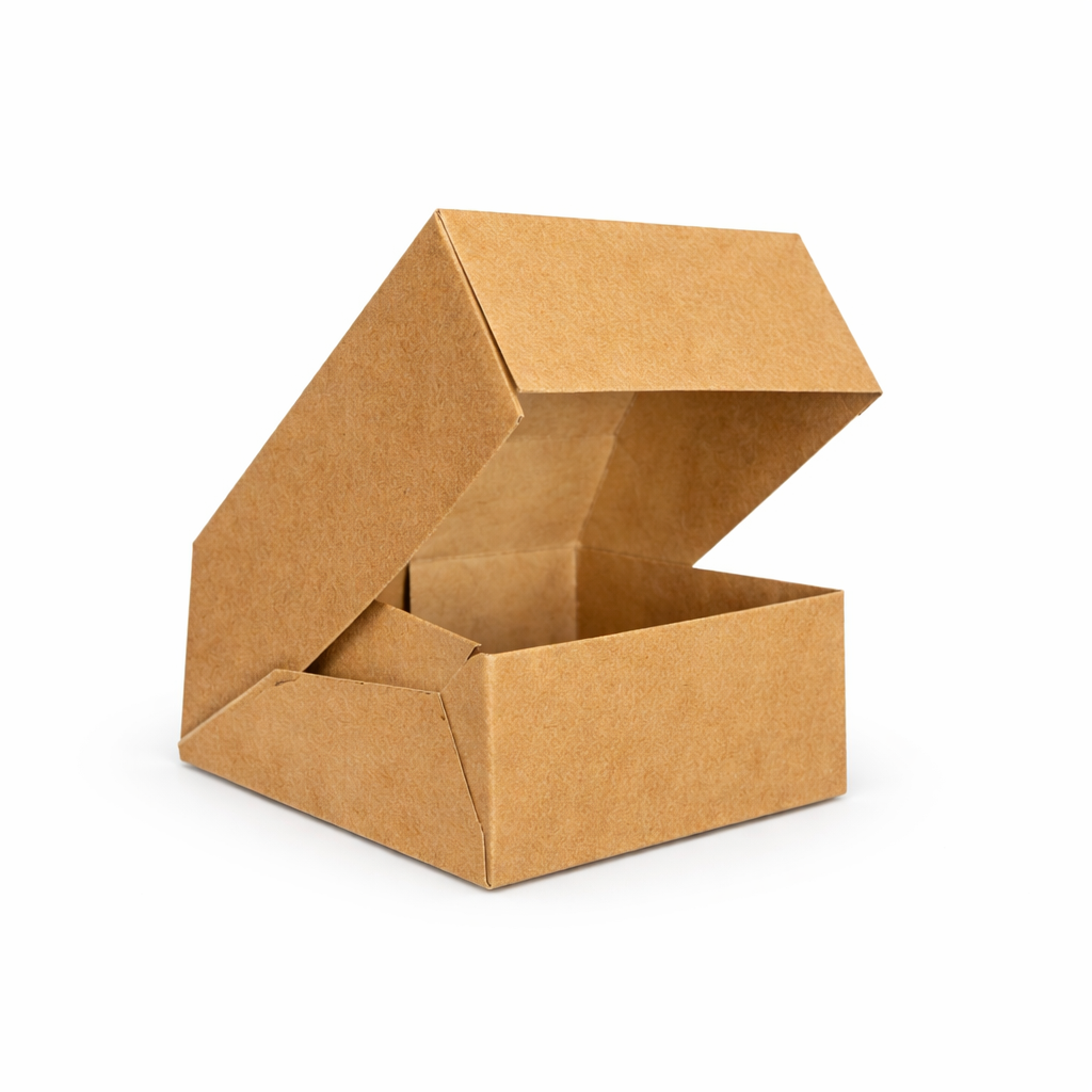 Medium Grill Sandwich Box Brown Virgin Kraft Paper