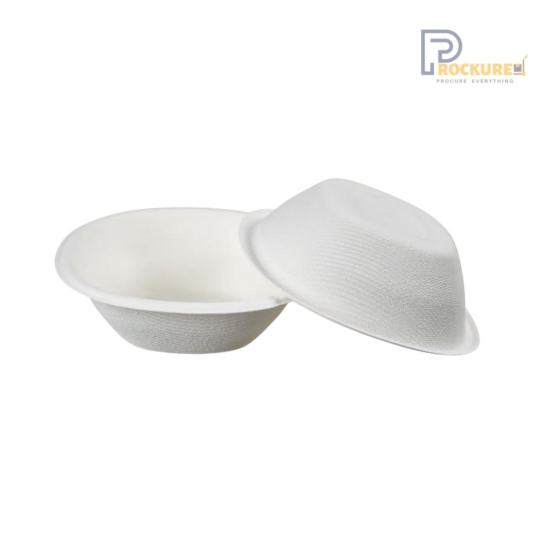 White Bagasse 180 ml Square Bowl | Biodegradable Bowl