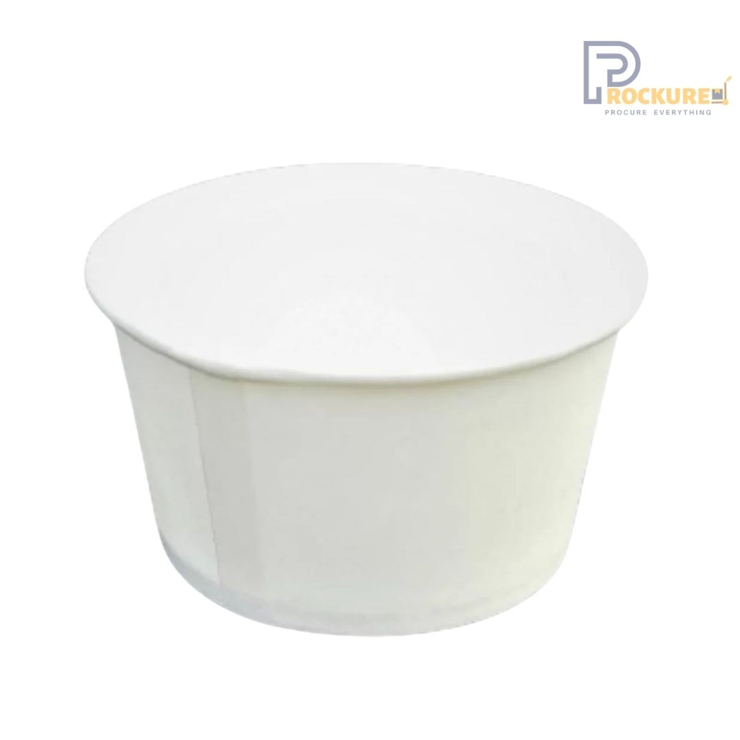 White Paper Bowl | 100 ml