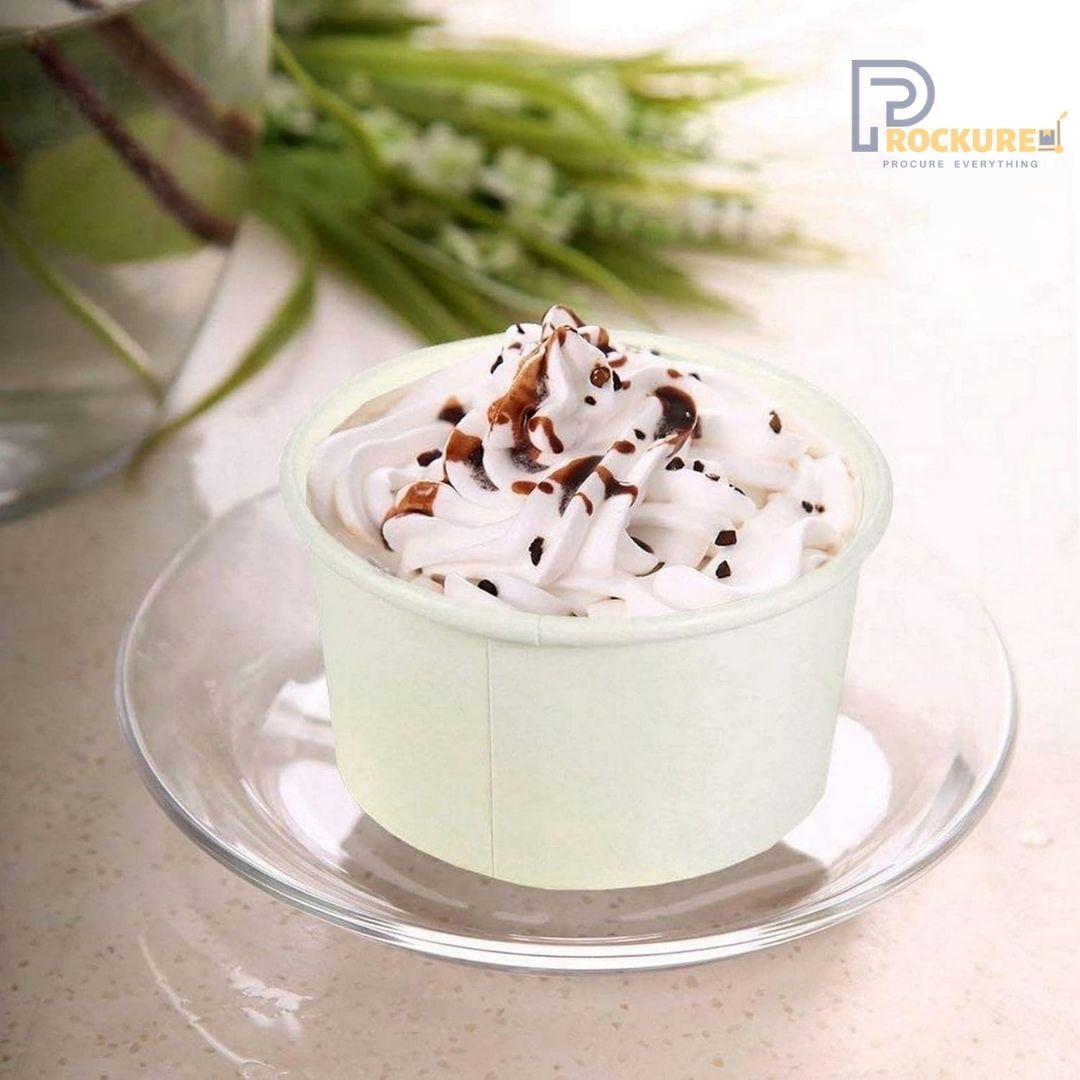 White Paper Bowl | 100 ml