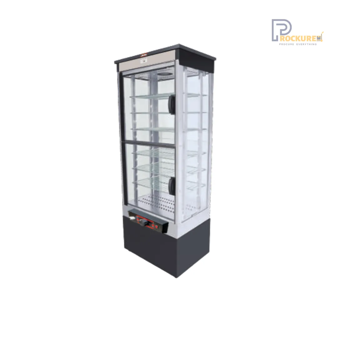 AKASA Industrial Electric Food Warmer, Stainless Steel - FW 1804 CON ANG