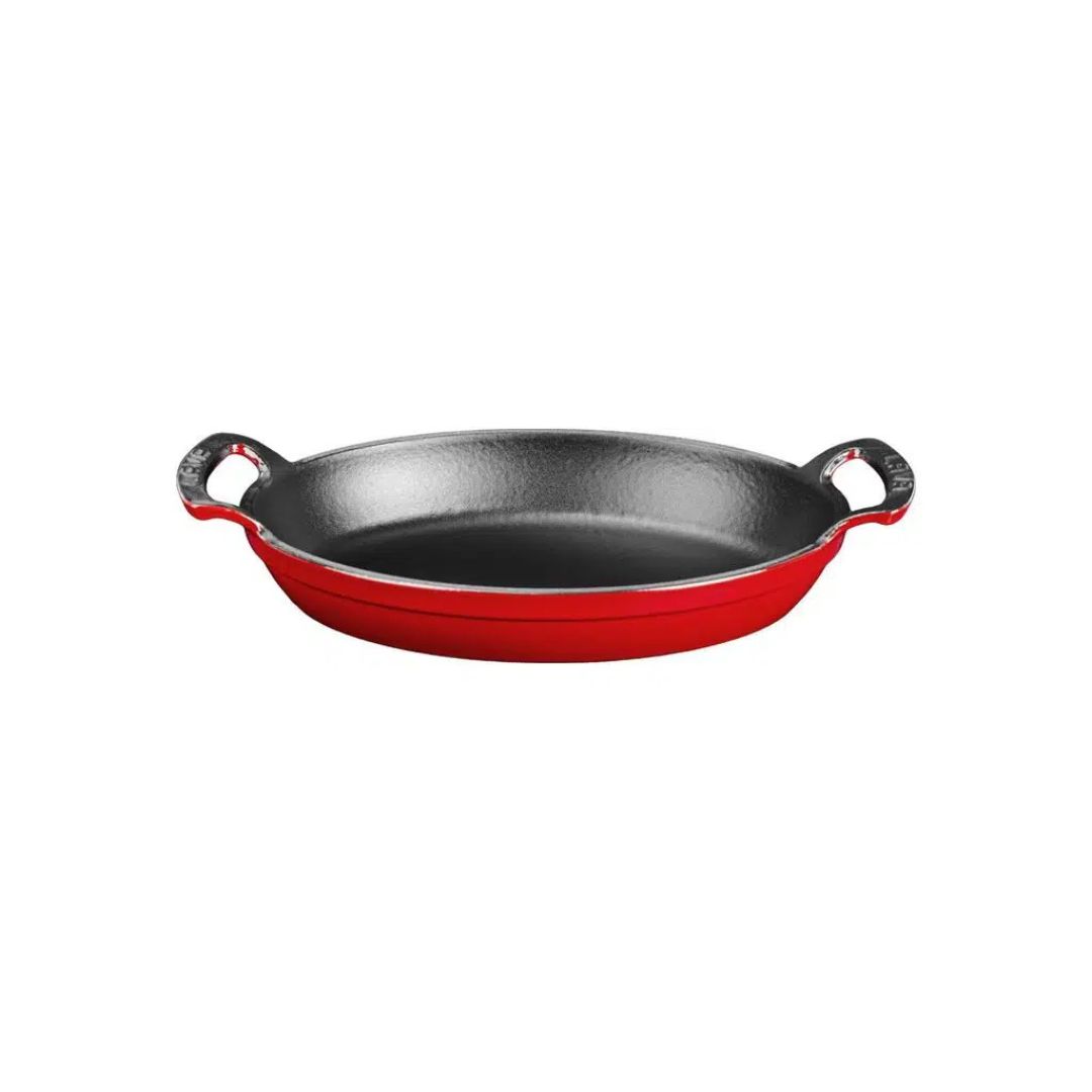 Lava Cast Iron Grill Pan 23 × 17 cm - Oval Dish 23x17