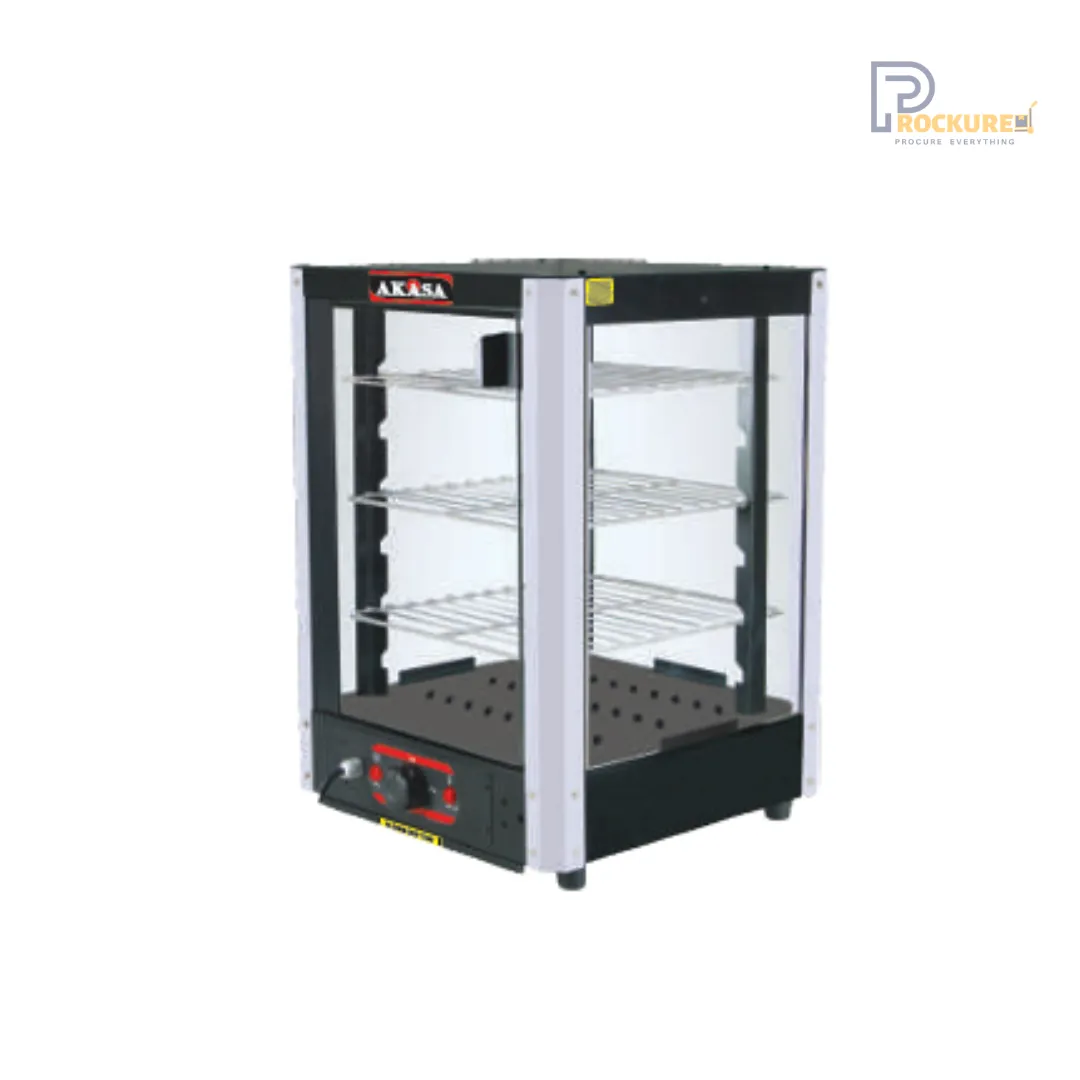 AKASA Small Electric Food Warmer, Stainless Steel - FW 484