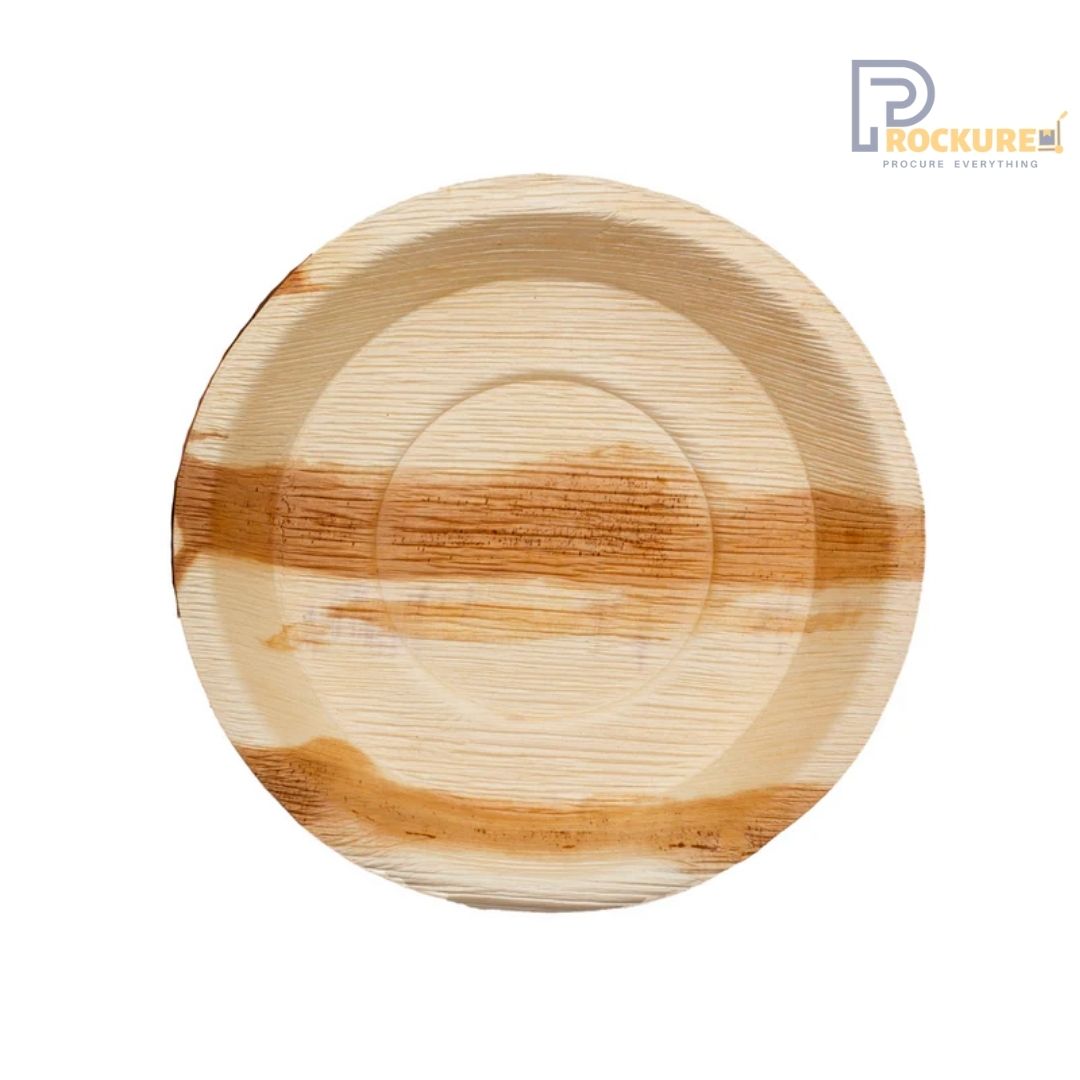 Areca Leaf 8 Inch Deep Round Plate