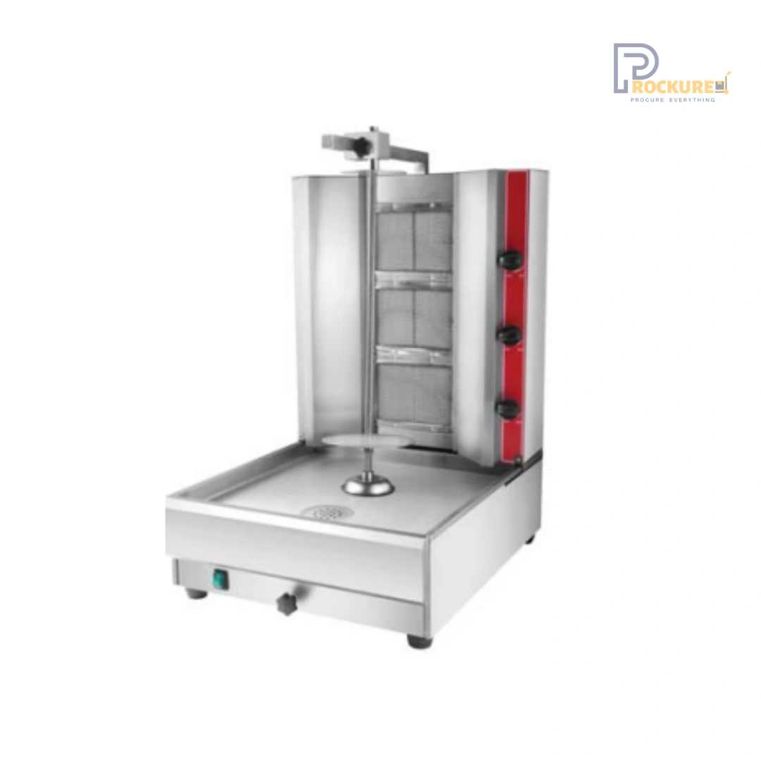 Gas Shawarma Machine (PG-3) – Large Gas Shawarma Grill, Heavy-Duty Stainless Steel