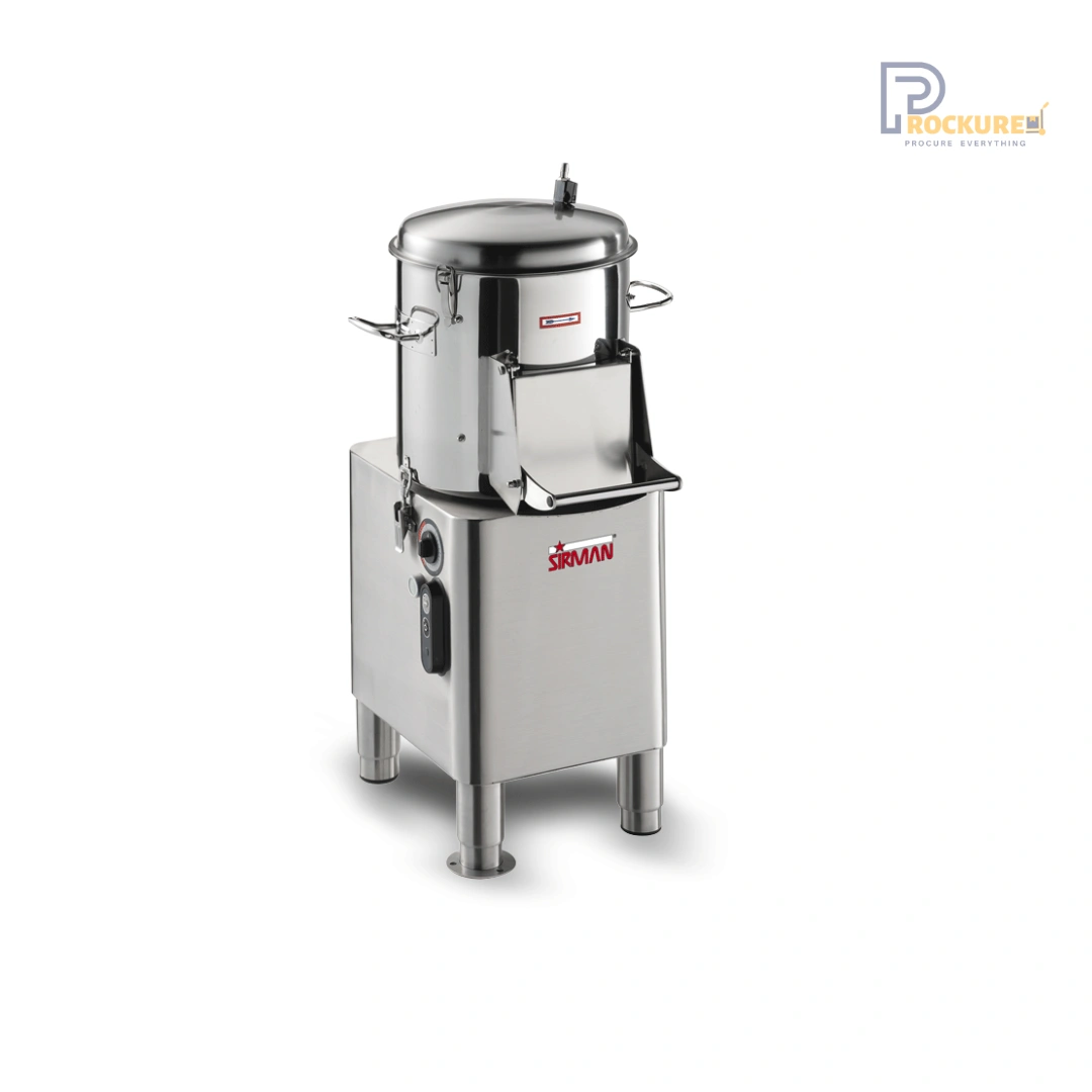 SIRMAN Commercial Potato Peeler – 1102W, Stainless Steel, High-Capacity PPJ 20 SC