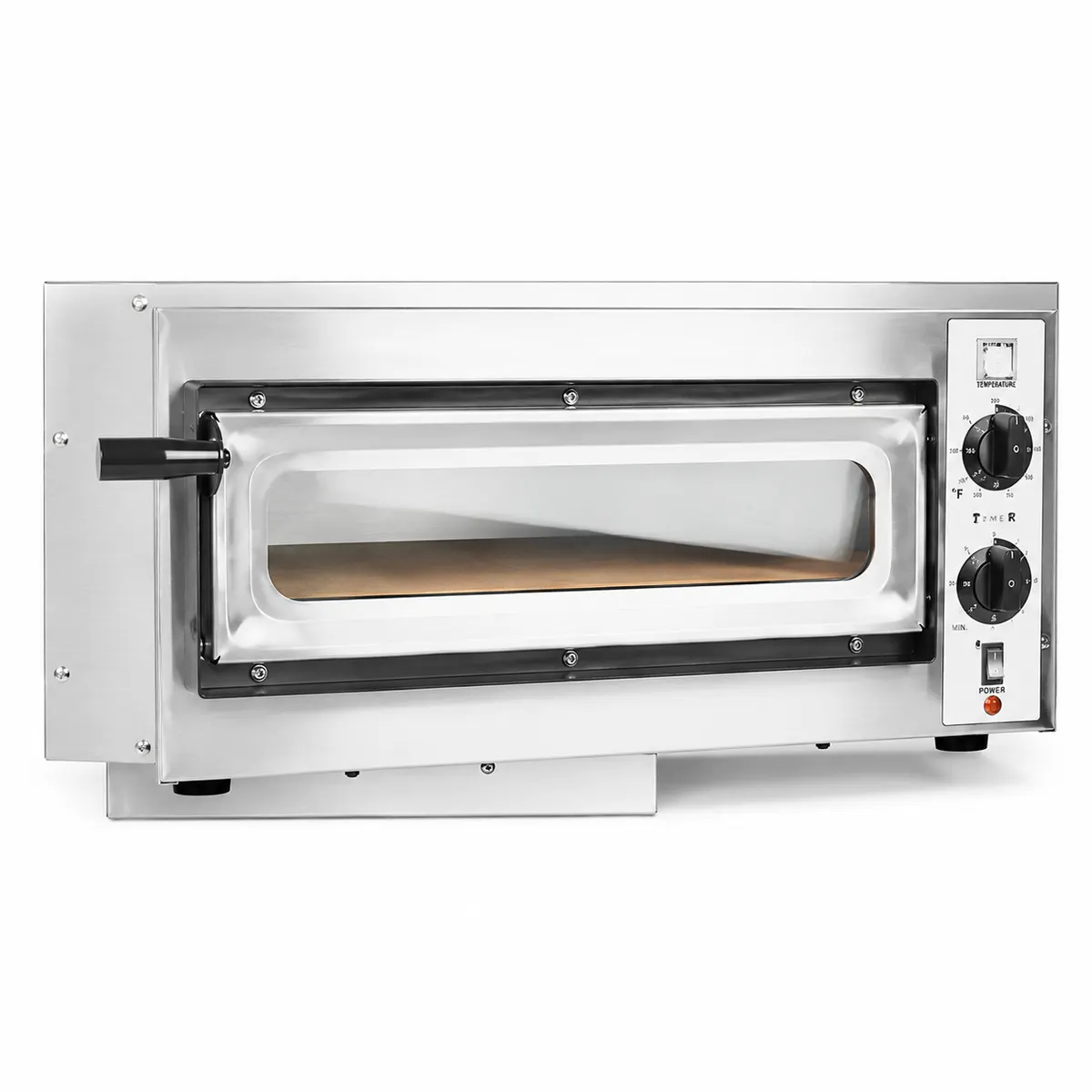 Abrazo AP-1/40 Electric Pizza Oven Single Deck 40 16 x 14 x 3.5 Inch