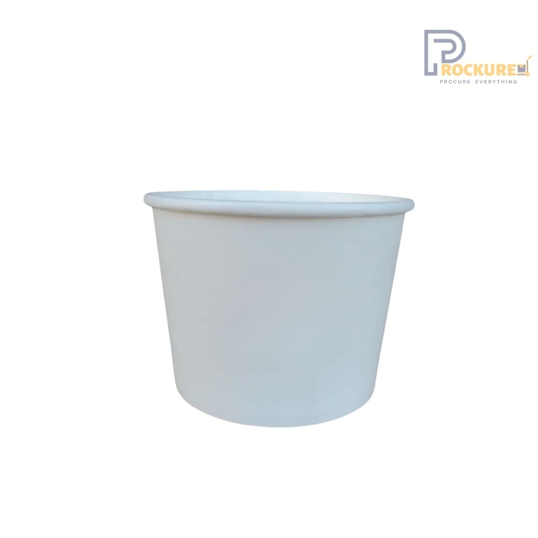 White Paper Bowl | 500 ml