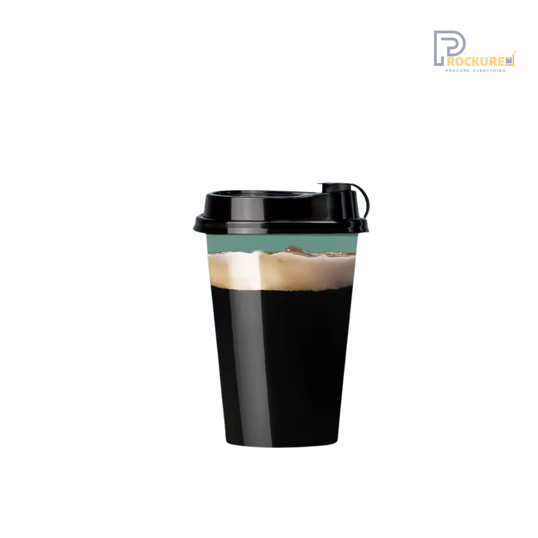 250ml Round Plastic Reusable Cup – Clear Disposable Beverage Cup (750 Pcs/Carton)