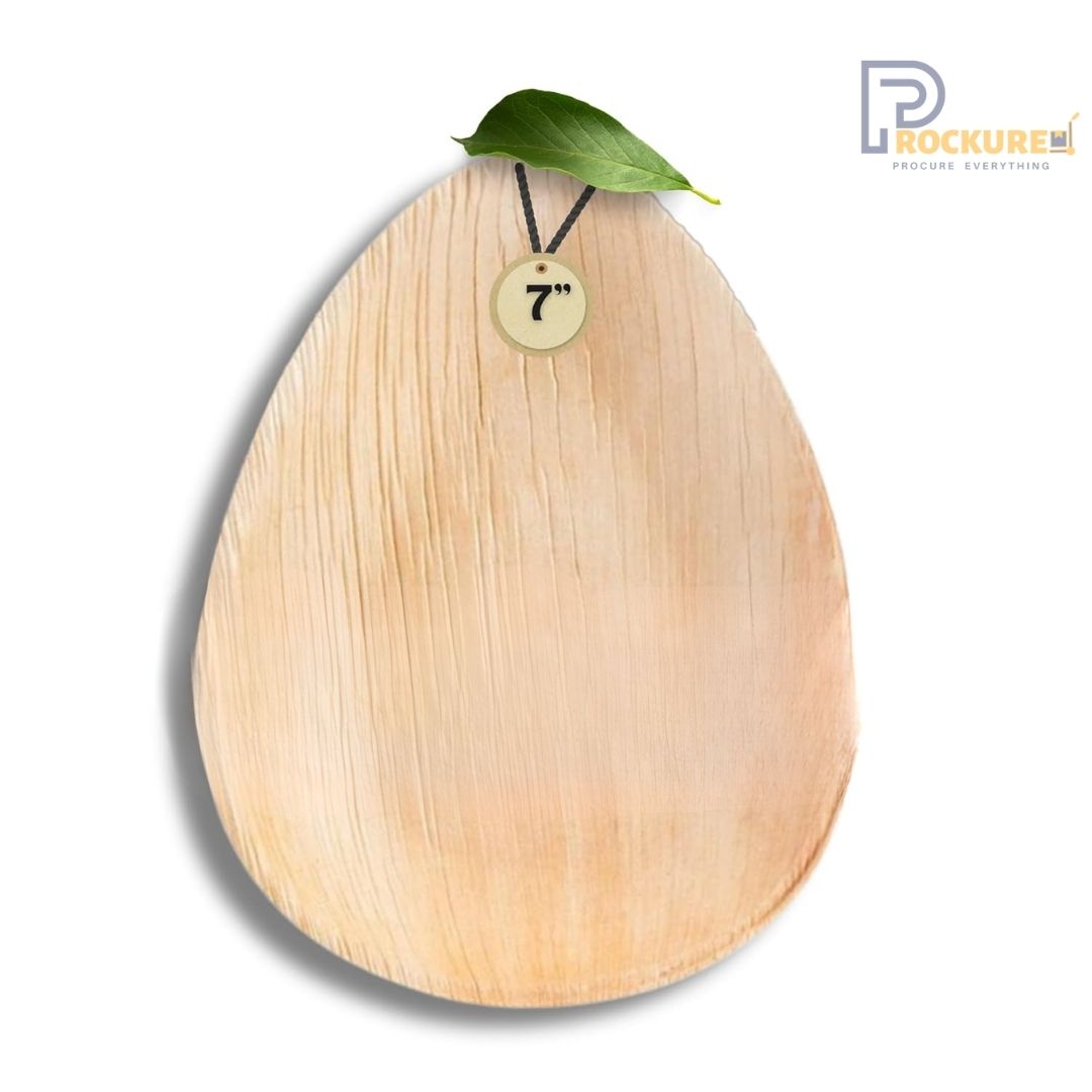 Areca Leaf 7 Inch Oval Plate
