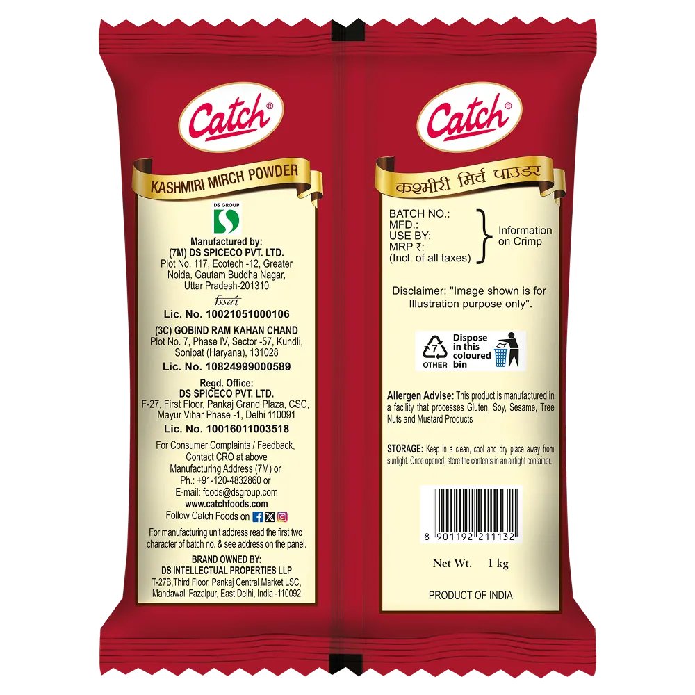 Catch Kashmiri Mirch Powder (Kashmiri Red Chilli Powder) 1 kg 3