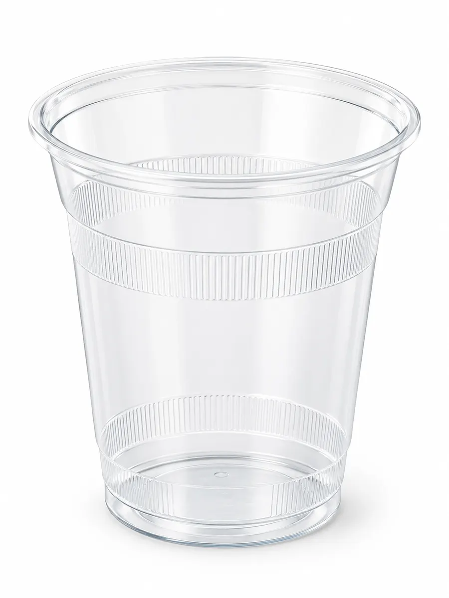 PET Clear Glass – Thick Disposable Cup  350 ML | 95MM Diameter