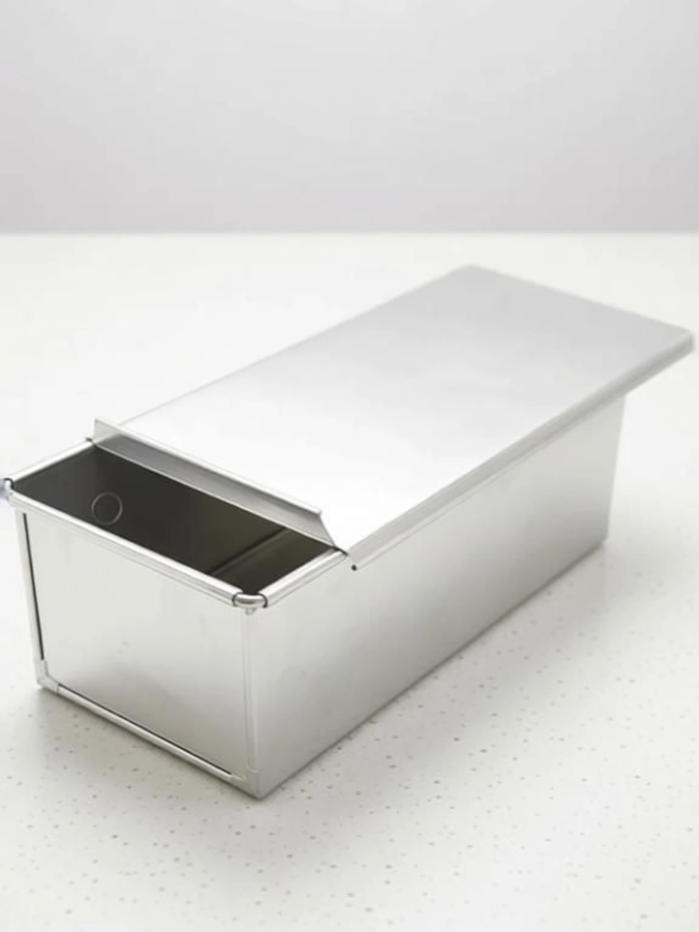 Bread Mould with Lid 12x6x6 Inch Alu-Steel Loaf Pan