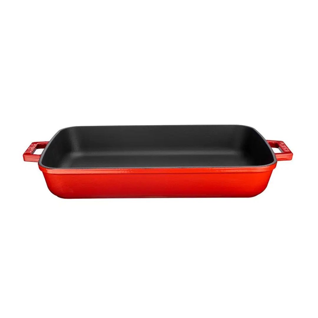 Lava Cast Iron Grill Pan 26 × 40 cm - Roasting Pan 26x40 4