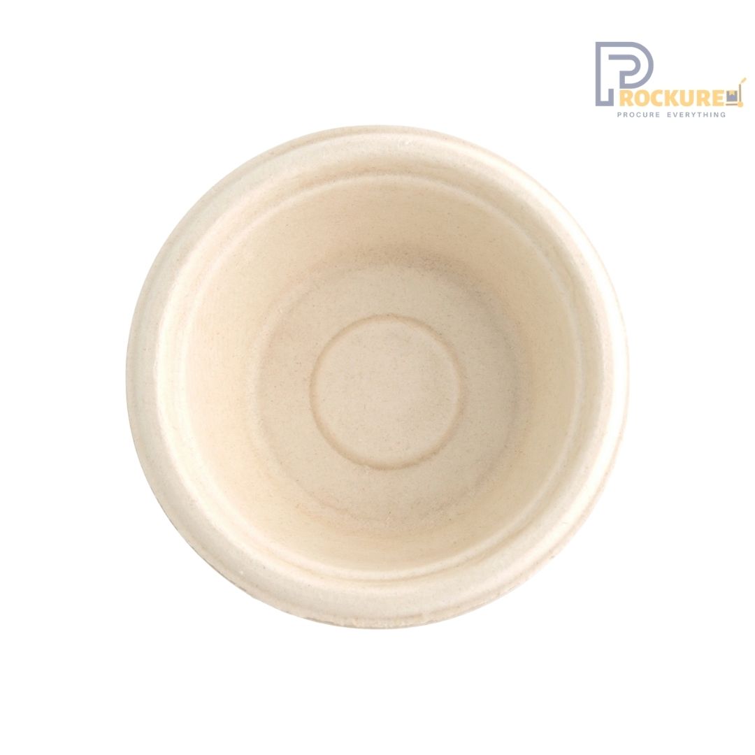 Brown Bagasse 175 ml Mango Bowl | Biodegradable Bowl