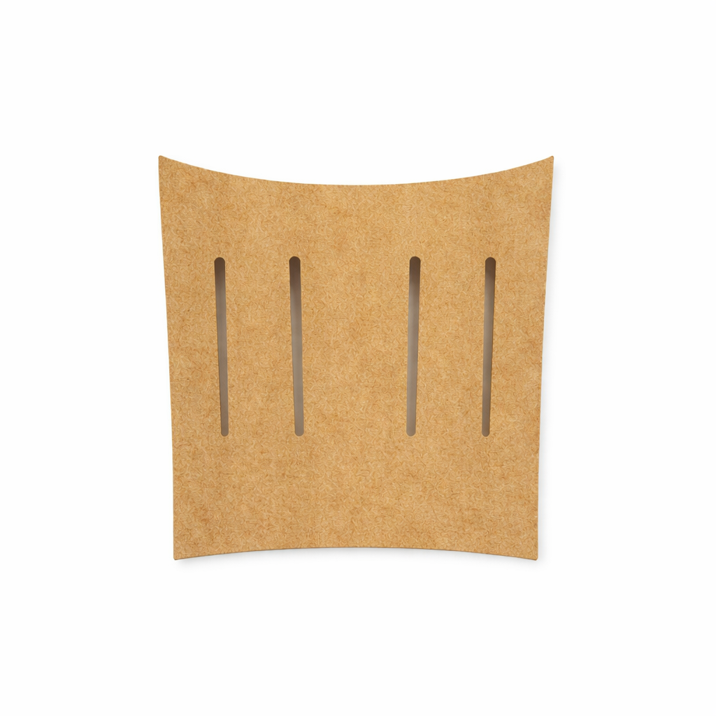 Sandwich Box Ventilation Brown Virgin Kraft Paper