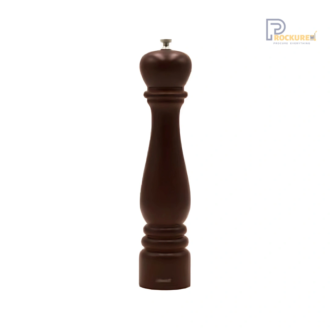 Bisetti Roma Series Pepper Mill 33 cm (Walnut Wood Finishing) | Large & Elegant