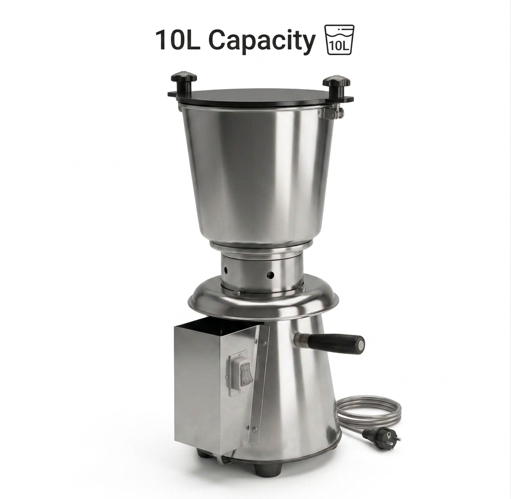 Round Heavy Duty Mixer Grinder 10 Ltrs 2HP Stainless Steel RHDMG10L