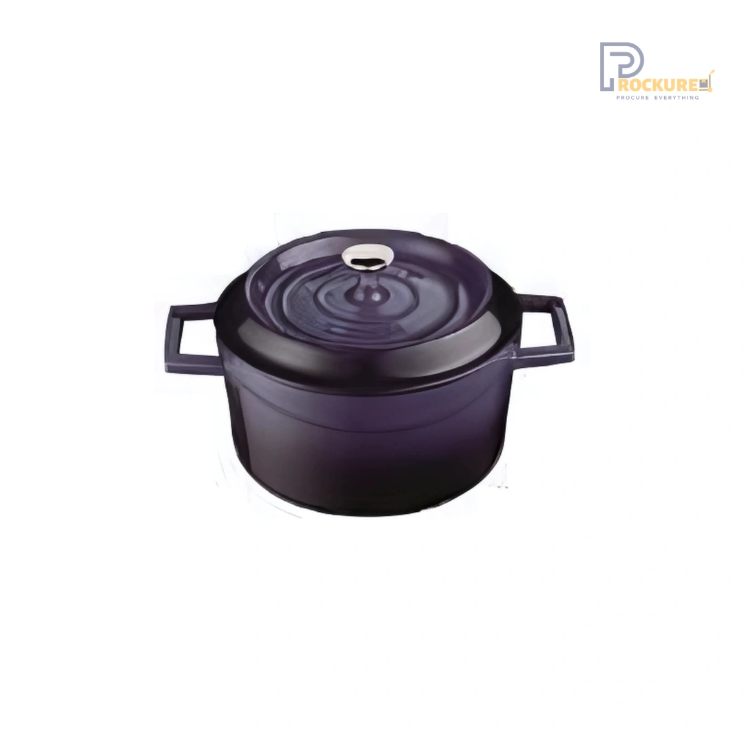 Round Casserole – Versatile & Spacious Cookware – Lava (20 cm, 2.82L)