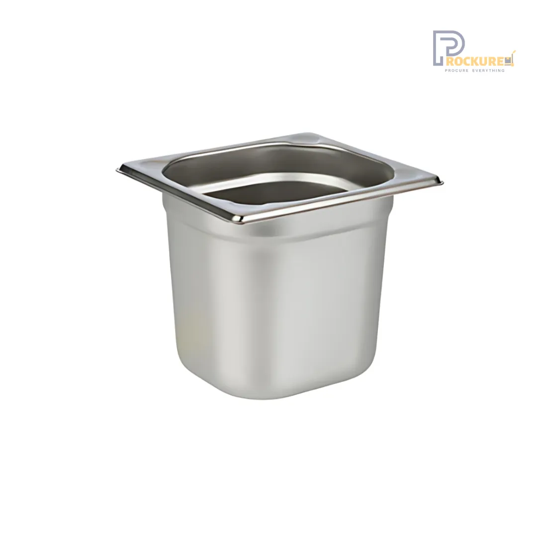 Stainless Steel 304 GN Pans 1/6 – 150mm Deep | 2.2L