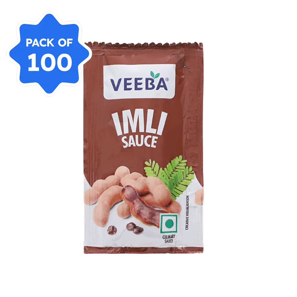 Veeba Imli Sauce Sachets 8 gm | Pack of 100