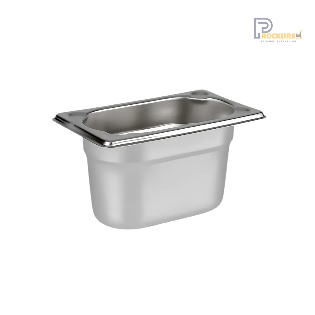 Stainless Steel 202 GN Pan 1/9 – 150mm Deep | 0.9L