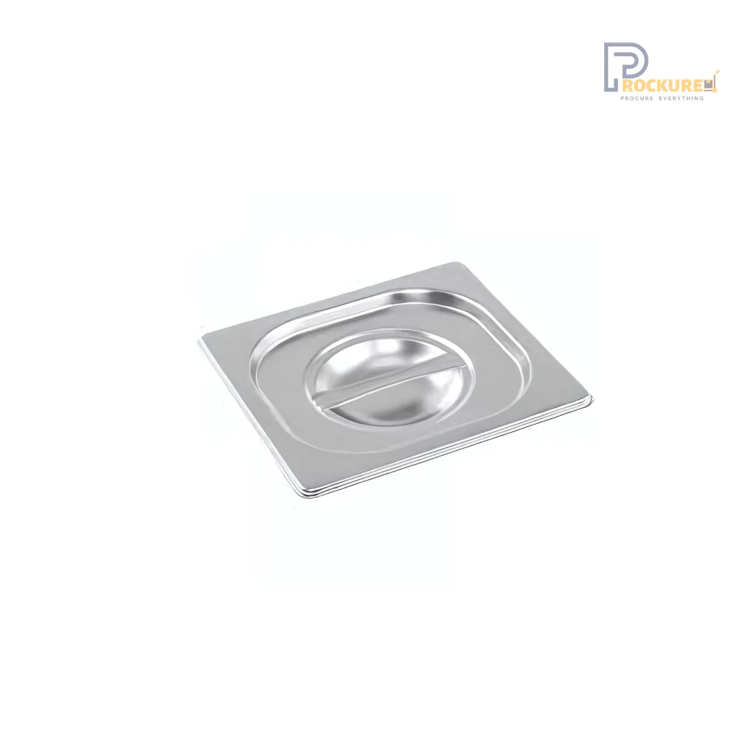 Stainless Steel 202 Grade GN Pan Lid 1/9 – 176x108 mm