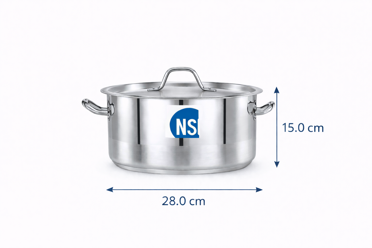 Pradeep Stainless Steel Cookpot 10 Litre - Cookplot 1/2 Size 28 x 15 cm 2