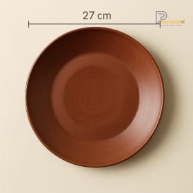 Sanaai Raspberry Pink Dinner Plate ASMMRS103 - 27cm Porcelain Plate for Fine Dining (Carton of 12)