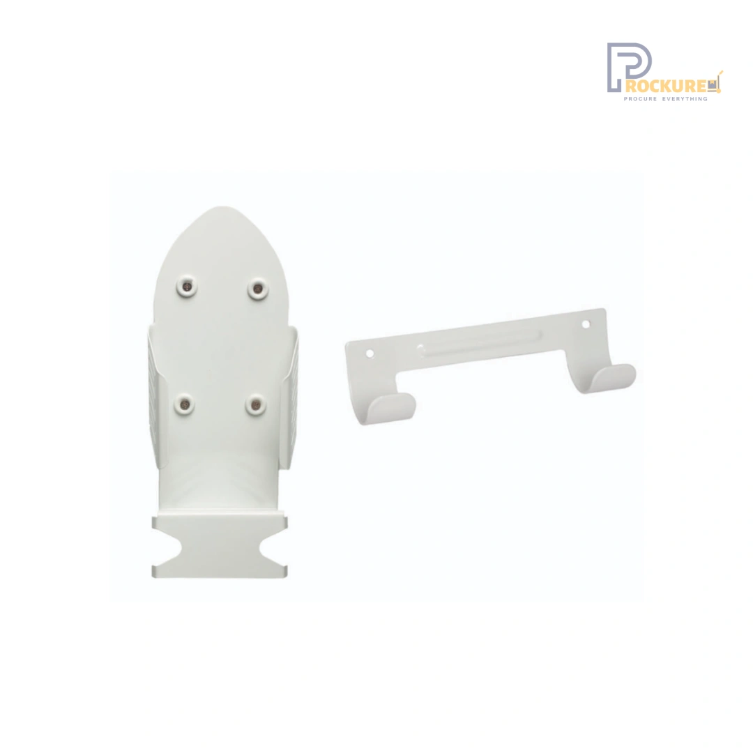 JVD Iron Guard – H355/W155/D190mm, Wall Mount, Off-White Powder Coated