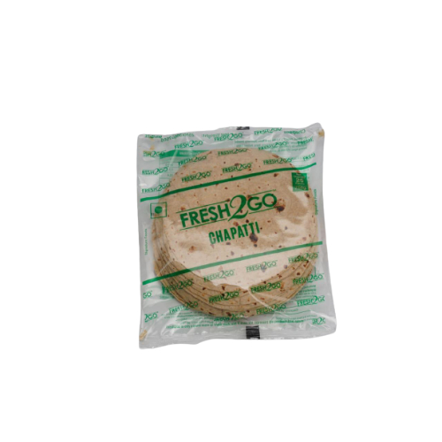 Fresh 2 Go 7 Inch Wheat Chapatti RTC Frozen 750 gm Pack of 25