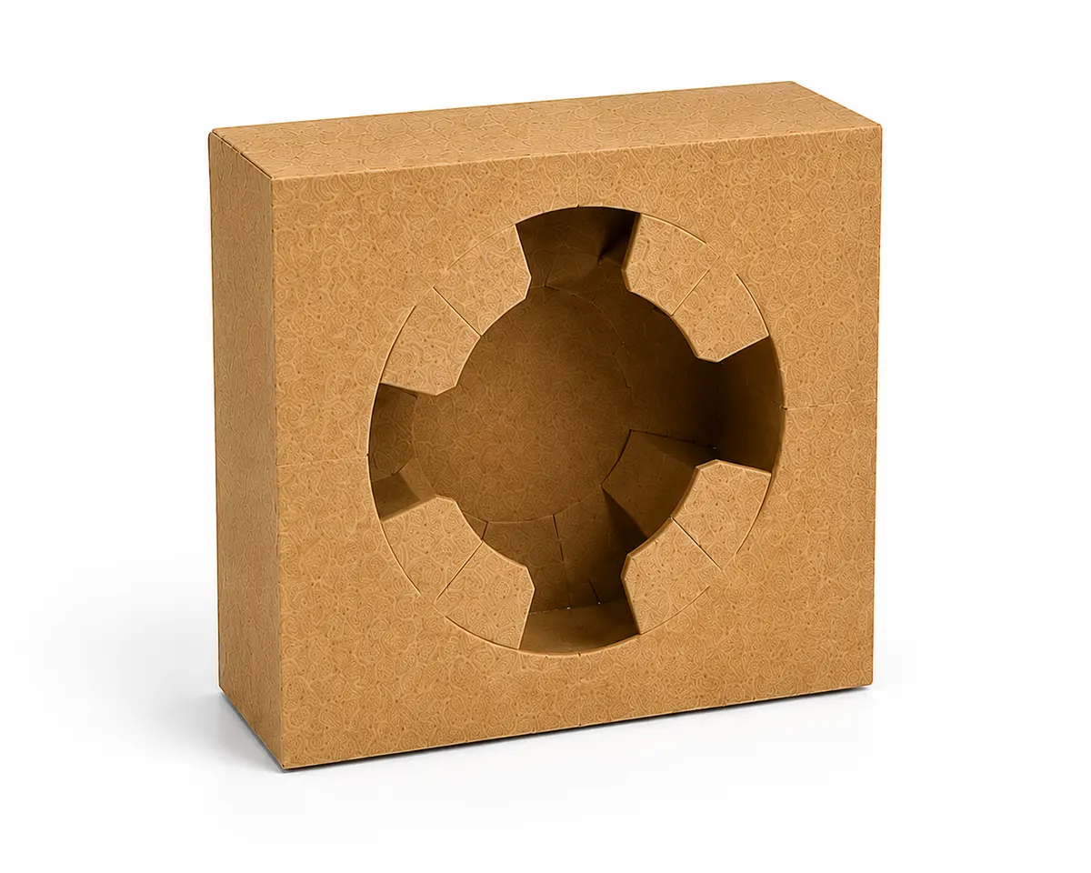 Kraft Paper Cup Holder – Box Type | 1-Cup, 2-Cup & 4-Cup | Eco-Friendly, Disposable & Sturdy