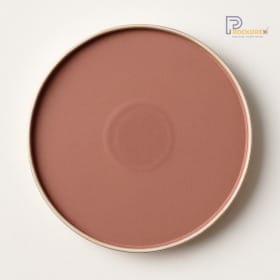 Sanaai Raspberry Pink Edge Plate Big - 12 Pc Carton for Fine Dining & Restaurants