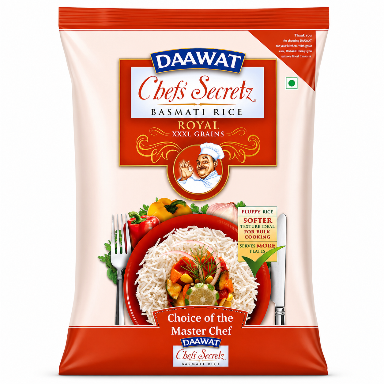 Daawat Chef's Secretz Royal XXXL Basmati Rice