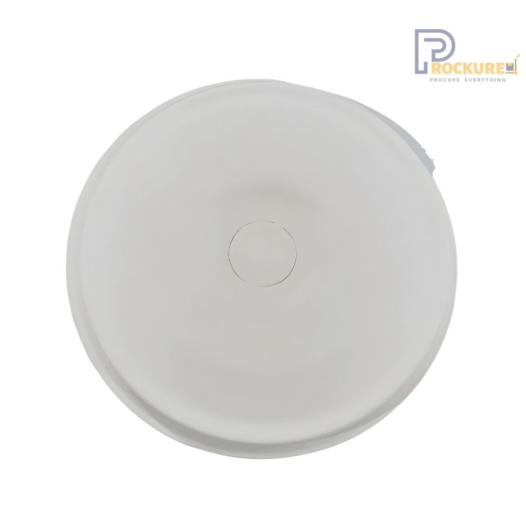 Bagasse Flat Lid WIth Straw Cut 80 mm For 250/300 ml Cup