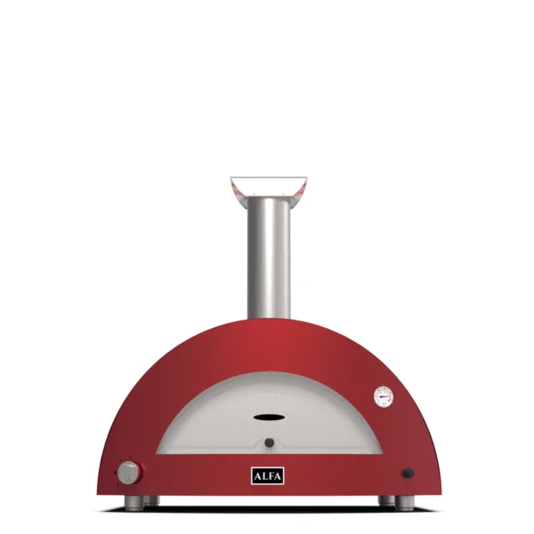 Alfa Forni Moderno Hybrid Gas & Wood Fired Pizza Oven 3 Pizza 80 x 50 cm