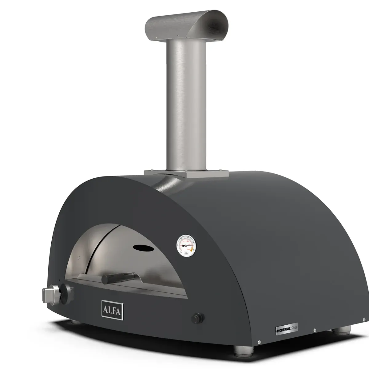 Alfa Forni Moderno Hybrid Gas & Wood Fired Pizza Oven 3 Pizza 80 x 50 cm 7