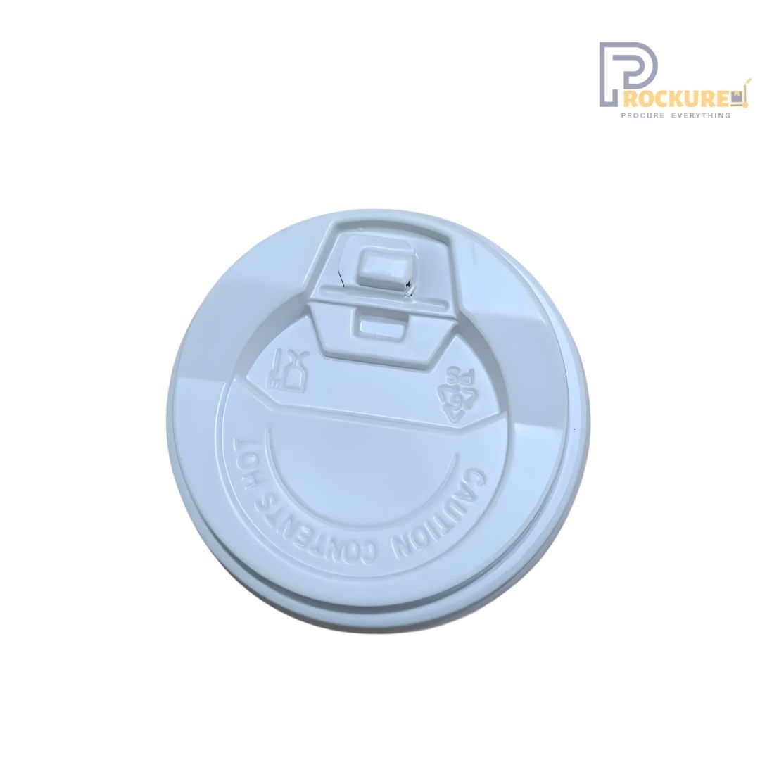 Sipper Lid Lockable White For 300 / 360 / 480 / 600 ml Cup