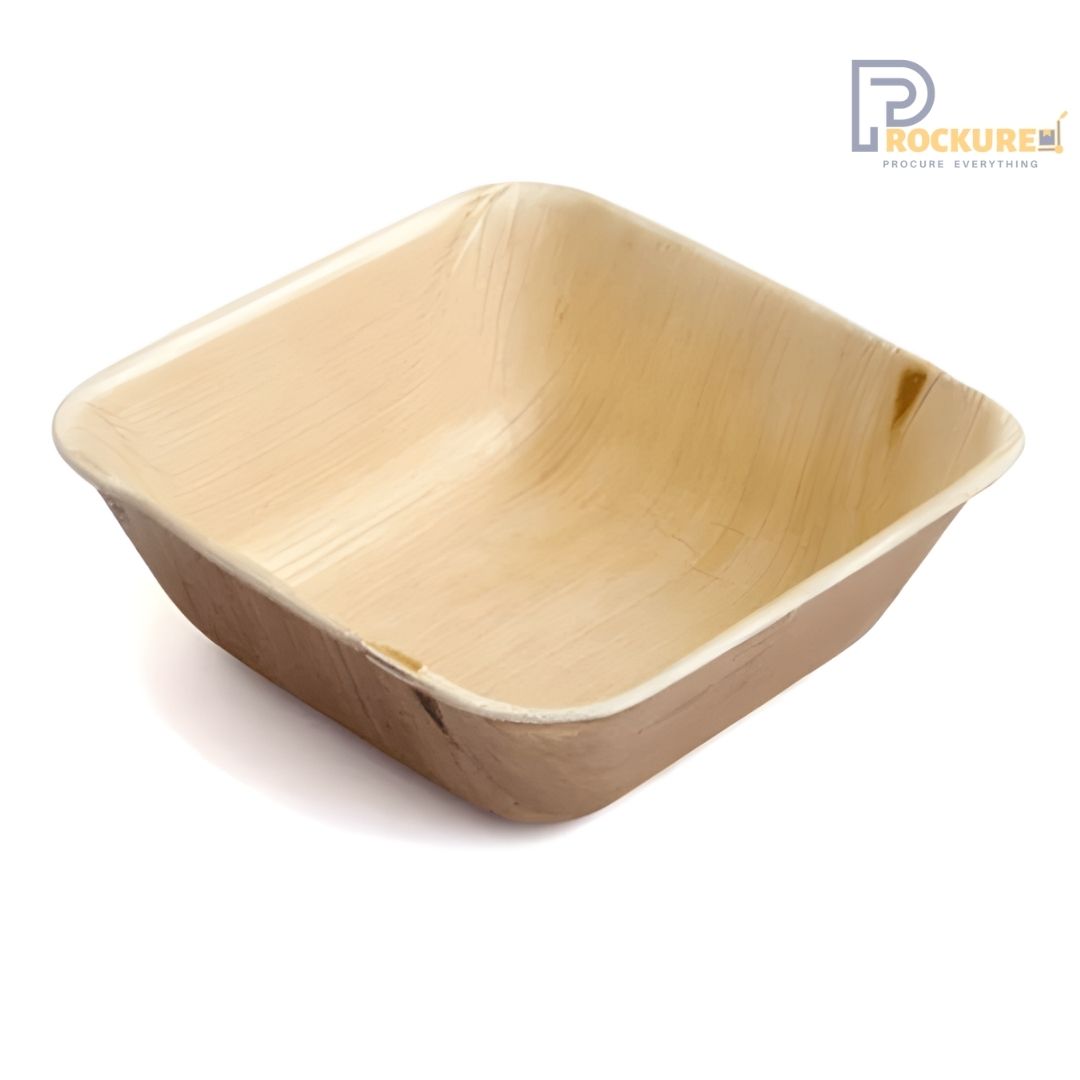 Areca Leaf 5 Inch Square Bowl